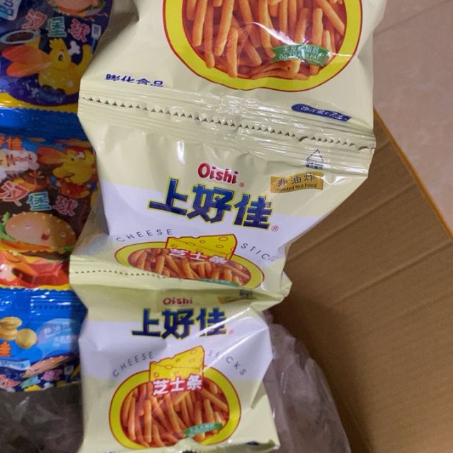 上好佳 膨化食品 混合口味 50小包(儿童休闲零食)
