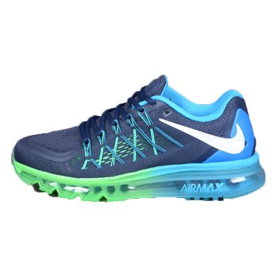 耐克nike air max 2015男士全掌气垫跑步鞋 698902 401 深蓝色 40码