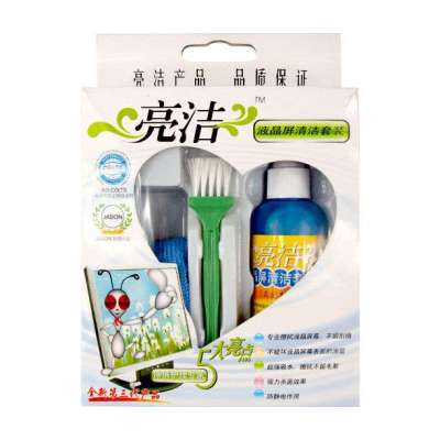 亮洁清洁套装(清洁剂 毛刷 擦镜布)