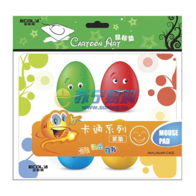 宜客莱卡通鼠标垫之笑脸MP-CA02