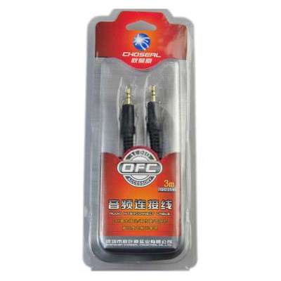 秋叶原3.5公头对公头音频连接线QC354(3米)