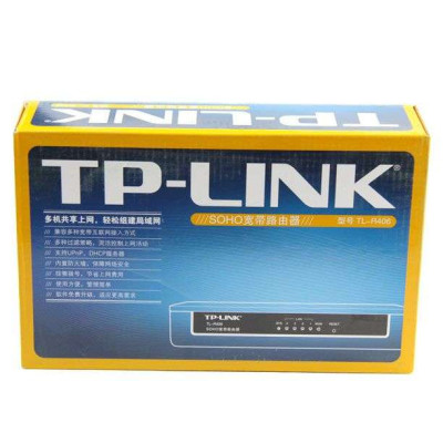 tp-link+soho宽带路由器tl-r406-苏宁电器网上商