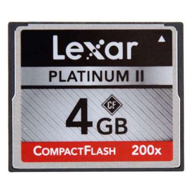 雷克沙存储卡 CF4GB 200X