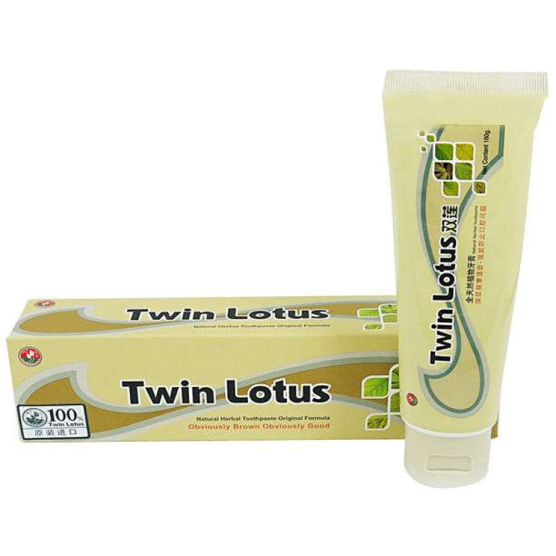 双莲(泰国Twin Lotus)天然植物全效原味牙膏16