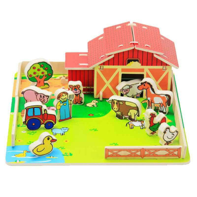 智立方农场立体拼搭5463