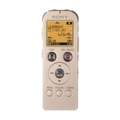 索尼数码录音笔ICD-UX系列523F金色-4GB