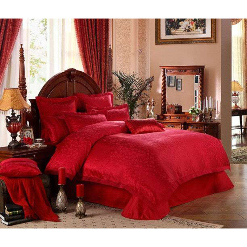 LOVO罗孚1.5米贡丝棉大提花九件套200*230蜜