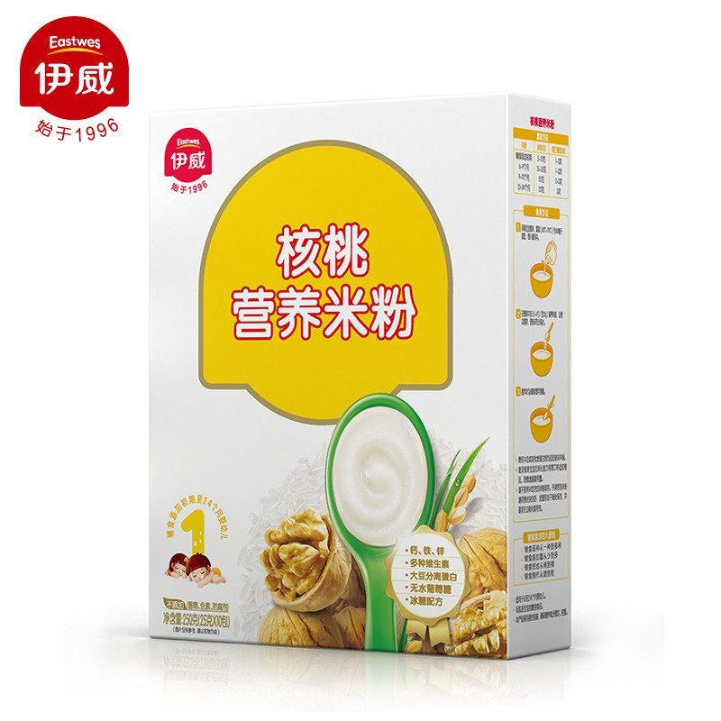 伊威核桃营养米粉250g【报价、价格、评测、参数】_米粉\/菜粉_苏宁易购