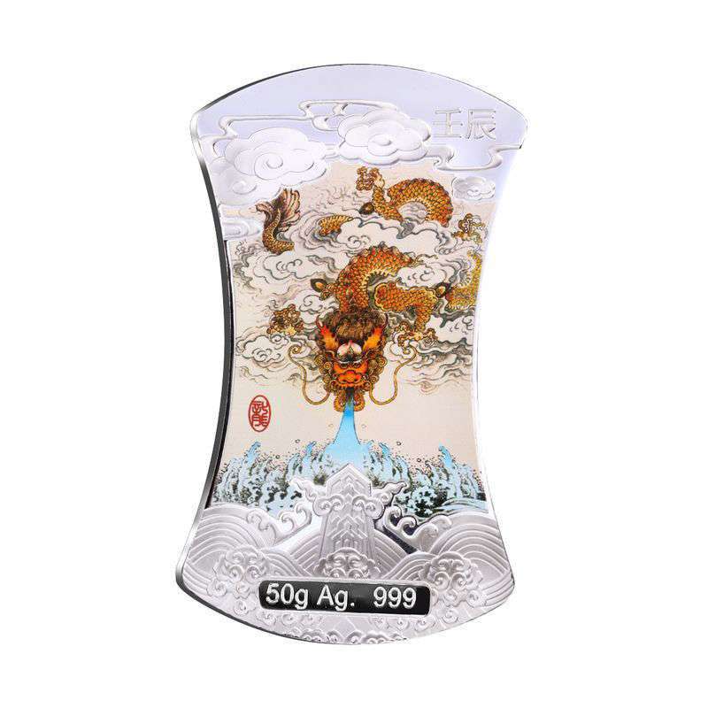 钻石凤凰千足银999龙年大吉50克AG00037