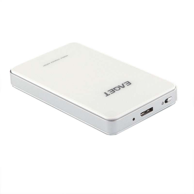 忆捷(eaget 飞豹g6 320g 2.5英寸 usb3.0 移动硬盘(白色)