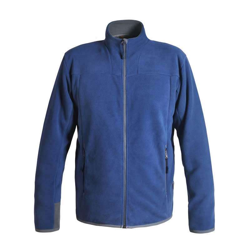 蓝橙男式商务休闲抓绒外套(藏青色)ML6603R_