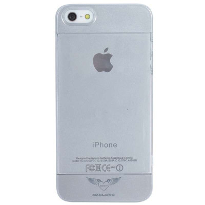 maclove 苹果5阿波罗保护壳银色款