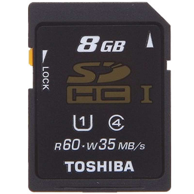 TOSHIBA 东芝 SDHC存储卡（8GB、Class4、UHS-1）