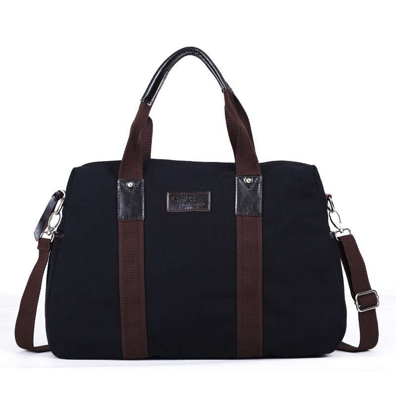 易秀 英伦范商务休闲帆布男包 男士手提单肩斜