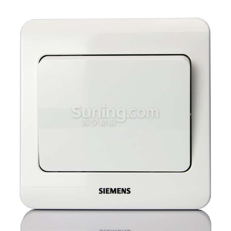 西门子 远景雅白单联双控开关5TA02061CC1