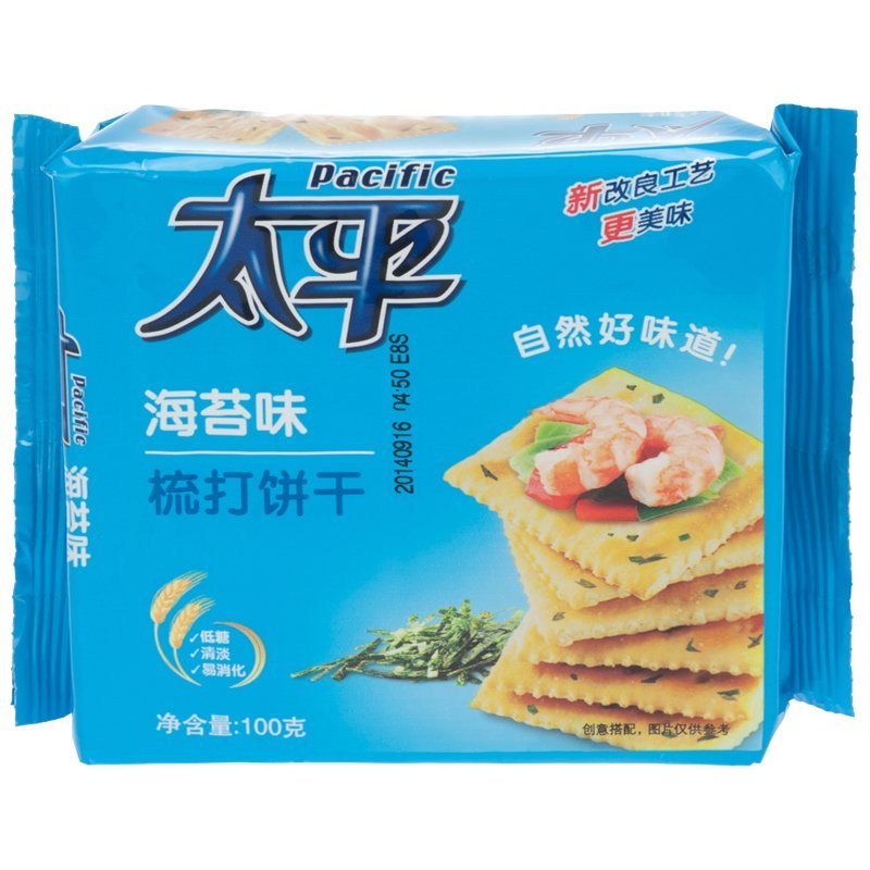 太平 梳打饼干(海苔口味)100g/袋