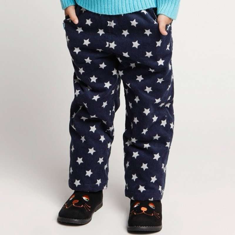 童壹库男童棉裤KPTE091101海军蓝印五星11