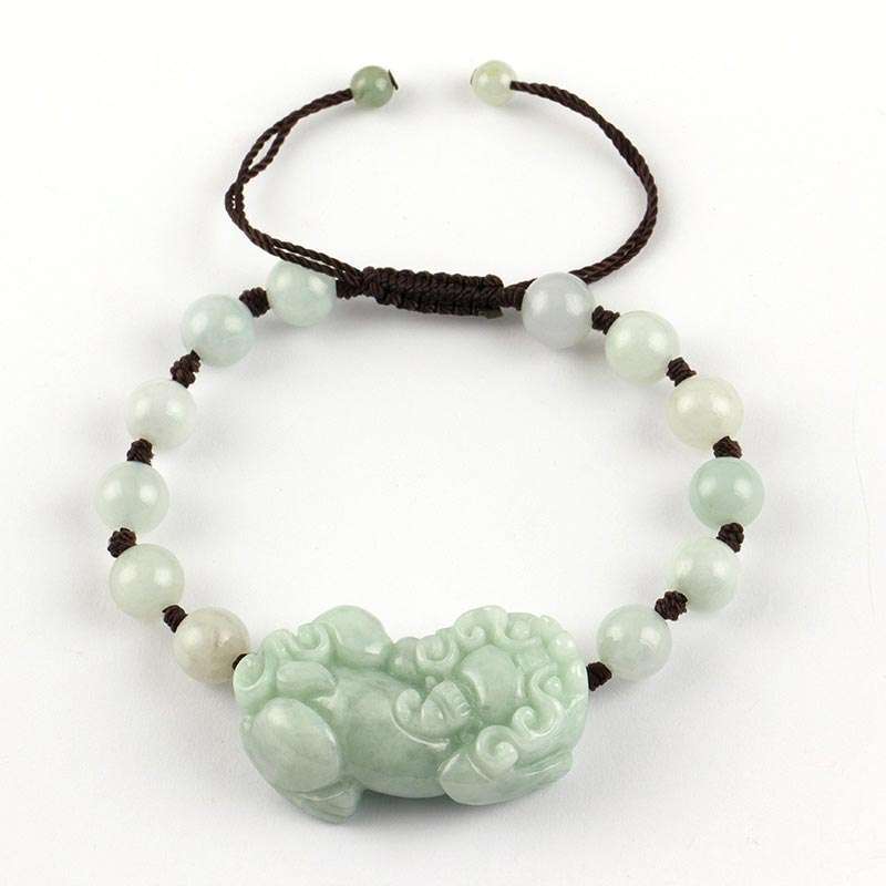 凤禧 招财旺运翡翠貔貅手链【报价、价格、评