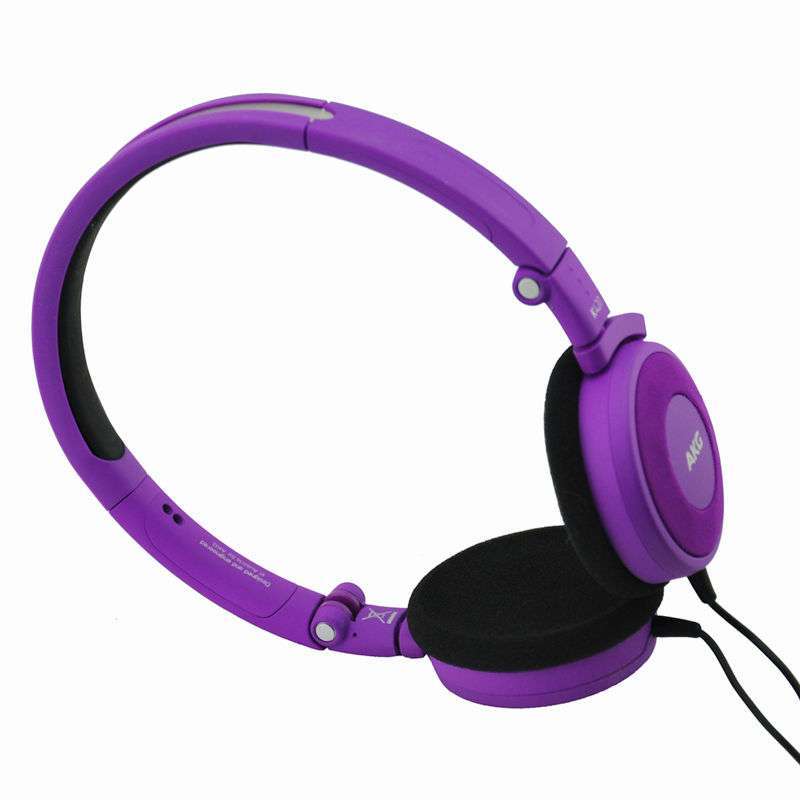 AKG 便携式耳机K420 Purple 紫色