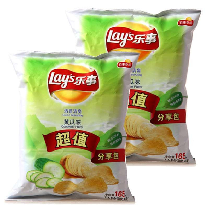 乐事 薯片黄瓜味165g*2【报价、价格、评测、参数】_薯片\/膨化食品_苏宁易购