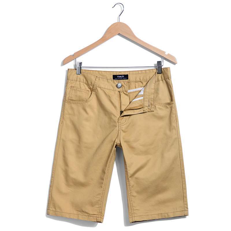 VaLS 男装彩色水洗男士休闲牛仔短裤020200