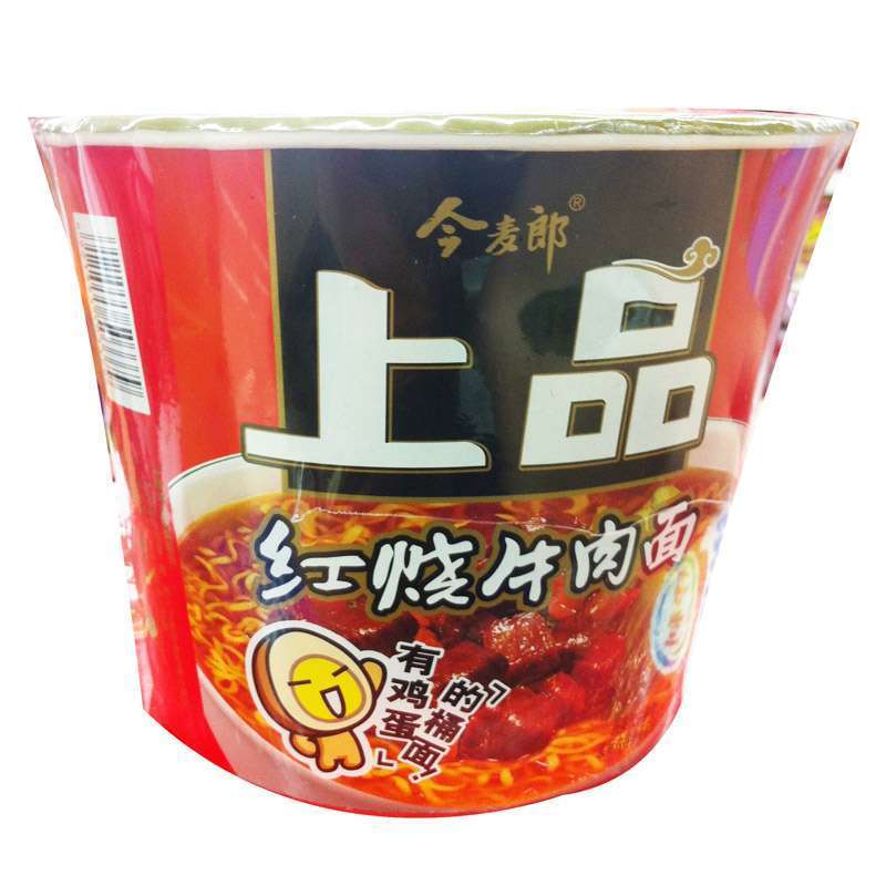 今麦郎 上品桶装(卤蛋红烧牛肉)145g*12桶(整箱)