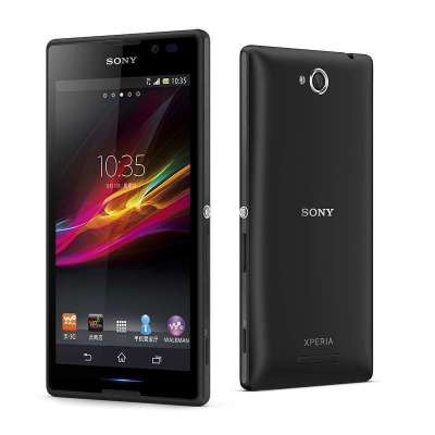 索尼手机s39h(黑色)图片