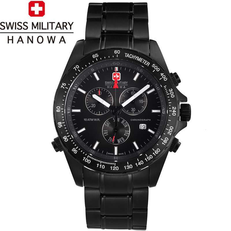 SM 瑞士军表 表瑞士原装三眼蓝宝石镜面黑钢石英表男士手表SM10080XSB.02M【报价、价格、评测、参数】_手表_苏宁易购