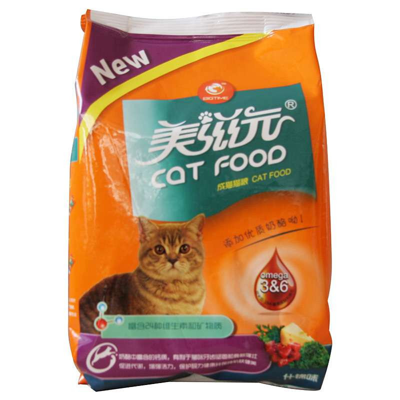 美滋元猫粮 什锦奶酪猫粮500G