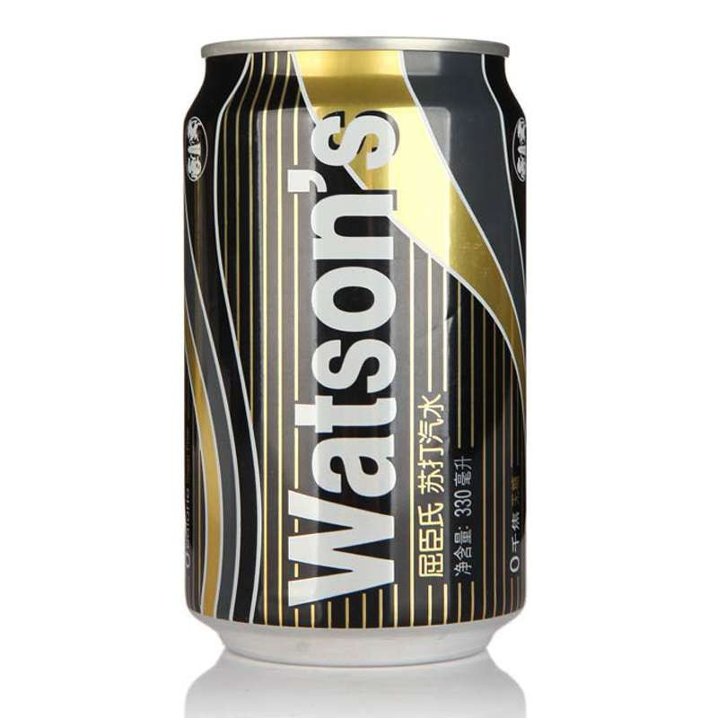 屈臣氏苏打水330ML听装【报价、价格、评测、参数】_饮用水_苏宁易购