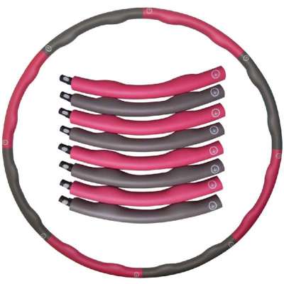 悦舞泡棉按摩呼啦圈呼拉圈 可拆卸 大小可调