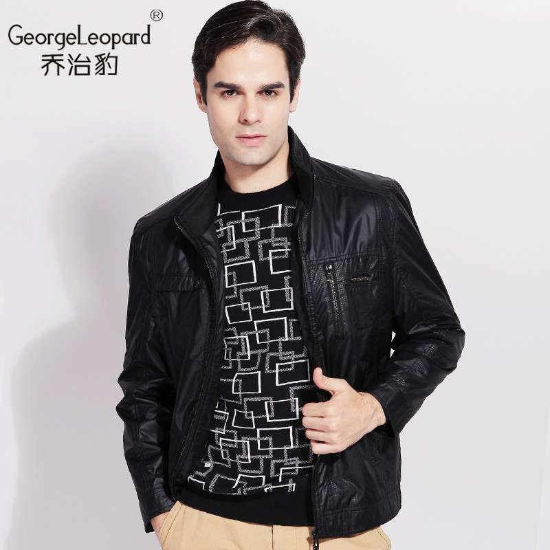 乔治豹2013<em>男士</em>秋装外套 <em>中年男士外套</em> 春秋装