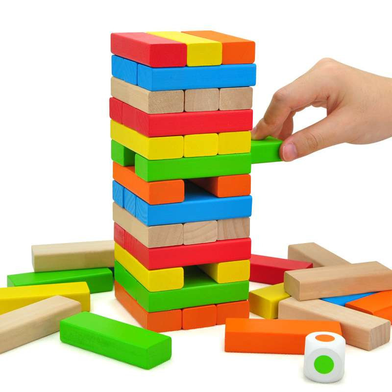 特宝儿叠叠高积木抽抽乐积木木制层层叠叠乐积木大号互动益智玩具【报价、价格、评测、参数】_堆叠积木_苏宁易购