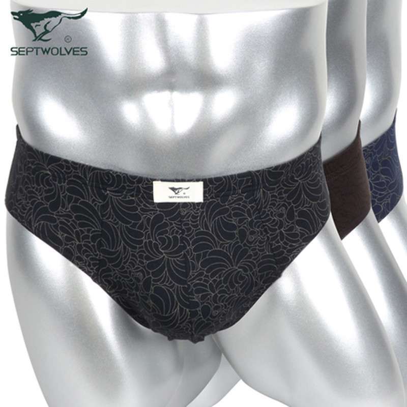 6条免邮专柜正品 <em>七匹狼</em>新款男士<em>内裤男三角</em>裤