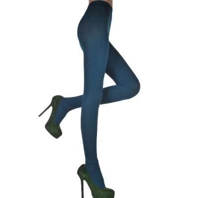 FULGAR肤歌<em>女人味</em>孔雀蓝色天鹅绒紧致格纹显