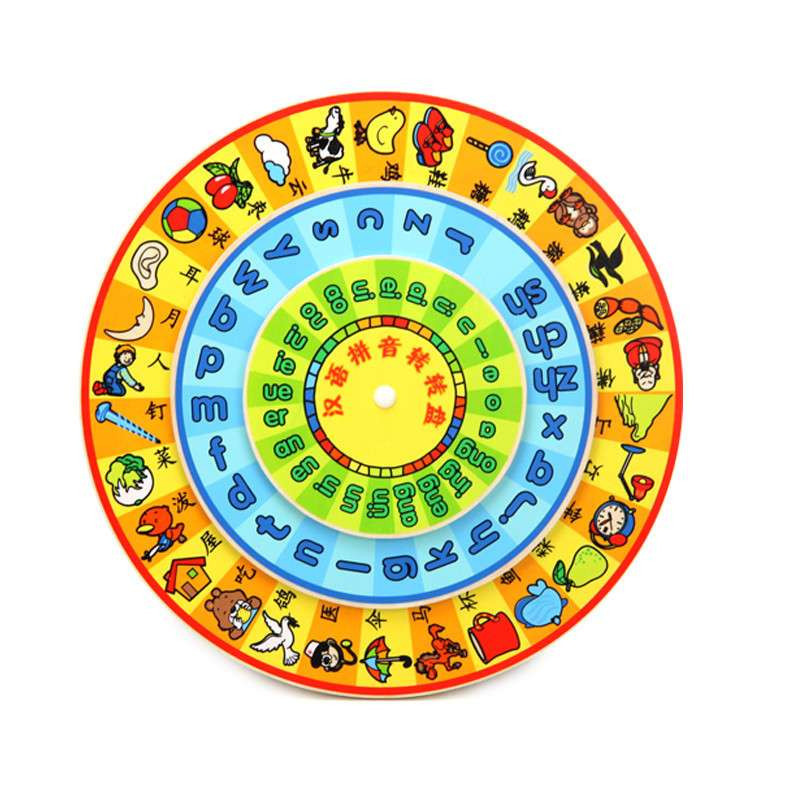特宝儿 汉语拼音转转盘 蒙氏早教 儿童启蒙学前