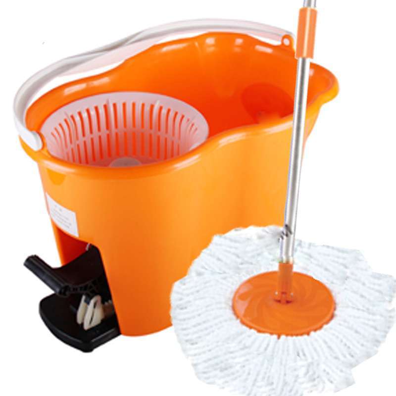邦佳美360度全自动拖把 家用拖把清洁手压塑料篮不锈钢杆好神拖把【报价、价格、评测、参数】_清洁工具_苏宁易购