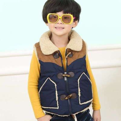 童装2013新款秋<em>冬装男童马甲</em>儿童加厚背心韩