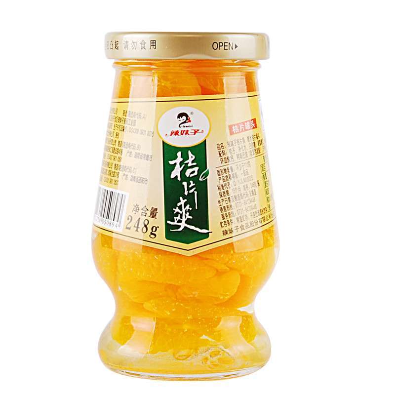 <em>辣妹子 桔片爽</em>248g片片桔维C饮料桔子罐头水