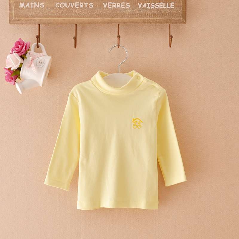 2013喆之屋内衣新款高领纯棉新生儿童装内衣