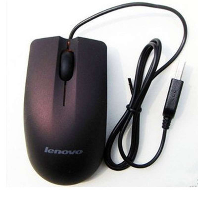 联想鼠标笔记本鼠标M20+USB有线鼠标送鼠标
