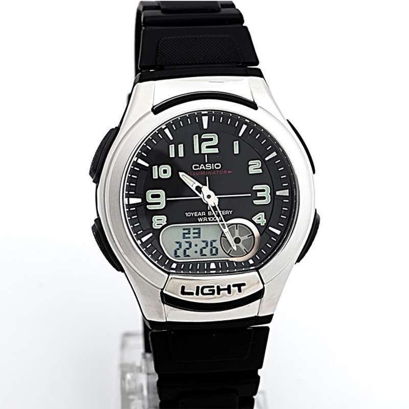 卡西欧CASIO男士手表电子手表AQ-180W-1B