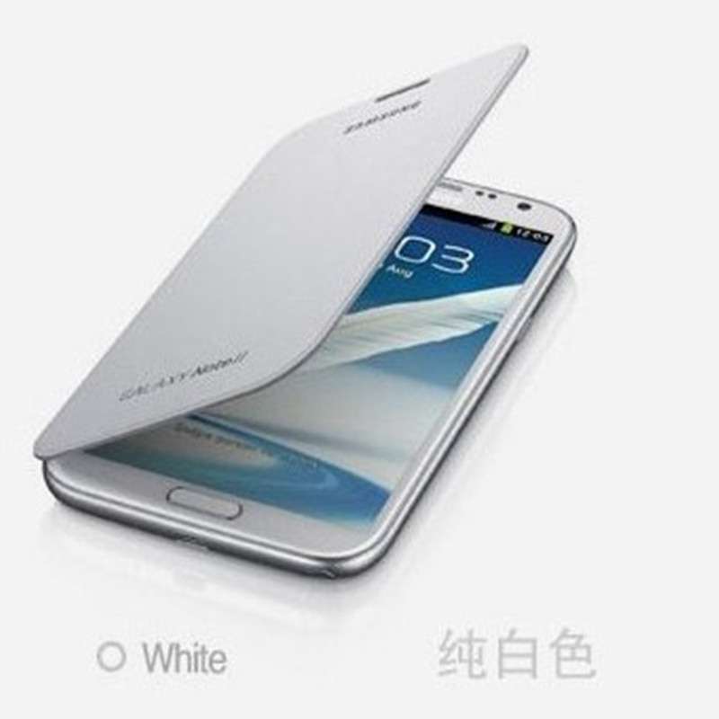 (白色)原装三星n7100手机皮套n7108保护套no