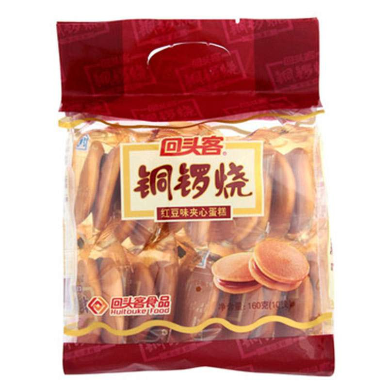 回头客 铜锣烧夹心蛋糕160g 红豆味【报价、价格、评测、参数】_糕点\/点心_苏宁易购