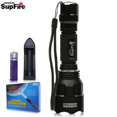 美国神火 C8户外远射型强光手电筒 自行车灯 