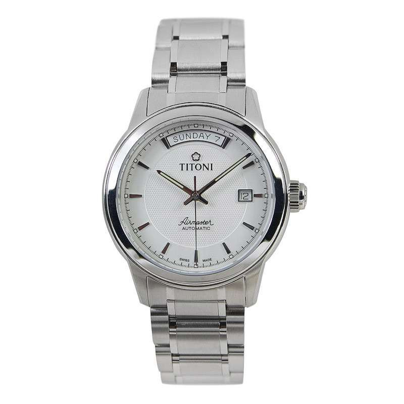 TITONI 梅花 空霸系列自动机械男表 93933S-3