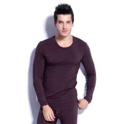 乐思邦 男秋装薄款莫代尔情侣保暖内衣套装W