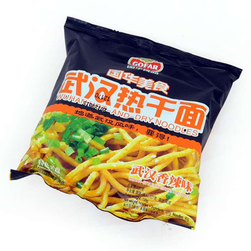 国华食品 武汉热干面 香辣味 130g/袋 方便面速食面 麻辣