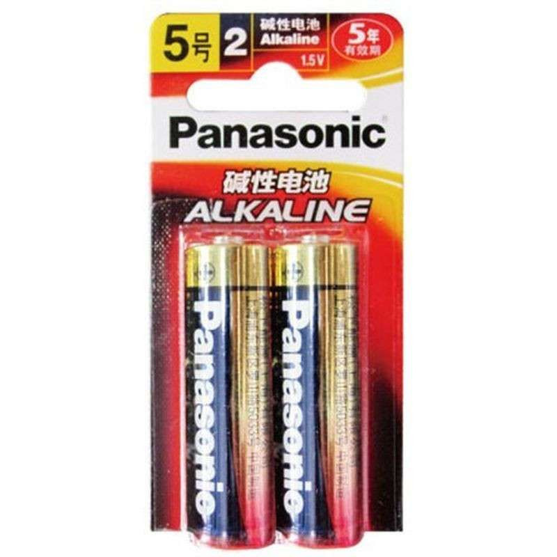 松下(Panasonic) 5号碱性电池2粒卡装 LR6BC