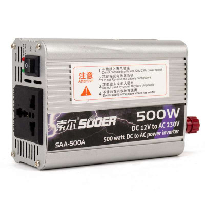 索尔SAA-500W 逆变器12V转220V 厂家直销车